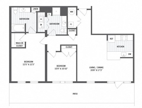 Floor plan at Jack Flats by Windsor, Massachusetts, 02176
